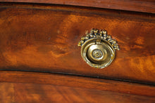 Load image into Gallery viewer, Henredon Natchez Collection Mahogany Sideboard with Black Marble Top and Lighted Curio Cabinets
