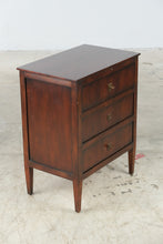Load image into Gallery viewer, Henredon Acquisitions Three-Drawer Mahogany Accent Chest with Brass Hardware
