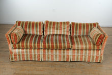 Load image into Gallery viewer, Mid-Century Henredon Sofa – Velvet Velour Upholstery
