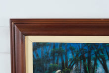 Load image into Gallery viewer, Henry C. Arias Magical Creatures in the Moonlit Forest – Original 2012 Oil Painting
