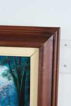 Load image into Gallery viewer, Henry C. Arias Magical Creatures in the Moonlit Forest – Original 2012 Oil Painting
