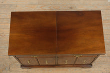 Load image into Gallery viewer, Hickory White American Masterpiece Flame Mahogany Flip Top Server
