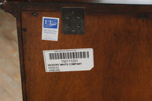 Load image into Gallery viewer, Hickory White Mahogany Bowfront Chest of Drawers with Carved Columns and Paw Feet
