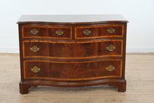 Load image into Gallery viewer, Hickory Furniture “American Masterpiece” Serpentine Front Bachelor’s Chest in Flame Mahogany

