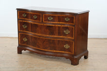 Load image into Gallery viewer, Hickory Furniture “American Masterpiece” Serpentine Front Bachelor’s Chest in Flame Mahogany
