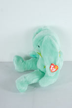 Load image into Gallery viewer, Ty Beanie Buddies “Hippity” the Bunny – Spring Mint Green Plush Rabbit with Bow
