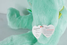 Load image into Gallery viewer, Ty Beanie Buddies “Hippity” the Bunny – Spring Mint Green Plush Rabbit with Bow
