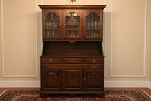 Load image into Gallery viewer, Rare Antique L. Hitchcock Two-Piece Hutch &amp; Sideboard with Glass Display Cabinet
