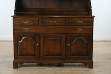 Load image into Gallery viewer, Rare Antique L. Hitchcock Two-Piece Hutch &amp; Sideboard with Glass Display Cabinet
