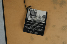 Load image into Gallery viewer, Hitchcock Alford and Co Black Gold Stenciled Wall Mirror 21 x 19
