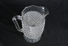 Load image into Gallery viewer, Vintage Anchor Hocking Hobnail Clear Glass Ice Lip Water Pitcher Depression Glass

