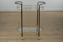 Load image into Gallery viewer, Hollywood Regency Style Tea Cart

