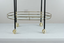 Load image into Gallery viewer, Hollywood Regency Style Tea Cart
