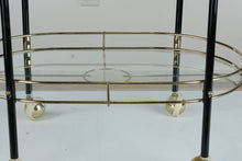 Load image into Gallery viewer, Hollywood Regency Style Tea Cart
