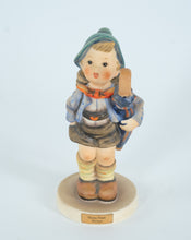 Load image into Gallery viewer, Goebel Hummel Figurine “Home From Market” #198/1 – TMK-3 Large Stylized Bee – W. Germany – 5.5”
