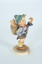 Load image into Gallery viewer, Goebel Hummel Figurine “Home From Market” #198/1 – TMK-3 Large Stylized Bee – W. Germany – 5.5”

