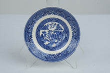 Load image into Gallery viewer, Homer Laughlin Blue Willow Bread Plate Vintage USA 5 75 Inch
