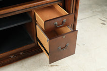 Load image into Gallery viewer, Hooker Furniture Computer Armoire Desk with Pocket Doors
