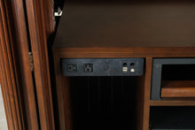 Load image into Gallery viewer, Hooker Furniture Computer Armoire Desk with Pocket Doors
