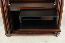 Load image into Gallery viewer, Hooker Furniture Computer Armoire Desk with Pocket Doors
