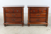 Load image into Gallery viewer, Pair of Hooker Furniture Leesburg Mahogany Nightstands with Pull-Out Tables
