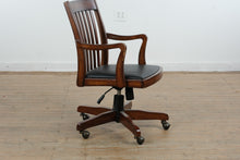 Load image into Gallery viewer, Hooker Traditional Swivel Desk Chair with Slat Back and Casters
