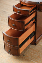 Load image into Gallery viewer, Hooker Furniture Brookhaven Bow Front Executive Desk Leather Top Double Pedestal
