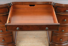 Load image into Gallery viewer, Hooker Furniture Brookhaven Bow Front Executive Desk Leather Top Double Pedestal
