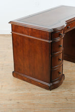 Load image into Gallery viewer, Hooker Furniture Brookhaven Bow Front Executive Desk Leather Top Double Pedestal
