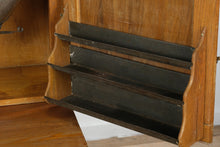 Load image into Gallery viewer, Antique Oak Hoosier Cabinet with Flour Bin, Pull-Out Work Surface &amp; Original Details

