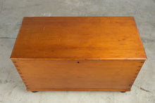 Load image into Gallery viewer, Antique Dovetailed Pine Blanket Chest with Interior Till
