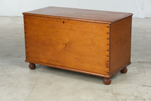 Load image into Gallery viewer, Antique Dovetailed Pine Blanket Chest with Interior Till
