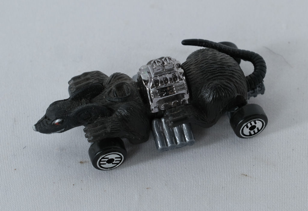 Hot Wheels Ratmobile 1994 Die-Cast Car – Mattel Malaysia | Black Rat Body with Chrome Engine