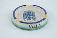 Load image into Gallery viewer, Vietri Italy Villa Serbelloni Grand Hotel Ceramic Ashtray 4.5 Inch
