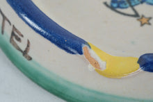 Load image into Gallery viewer, Vietri Italy Villa Serbelloni Grand Hotel Ceramic Ashtray 4.5 Inch

