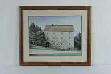 Load image into Gallery viewer, Don Campanelli 1986 Stone Mill Landscape Art Print Framed 35 x 29
