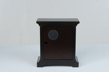 Load image into Gallery viewer, Howard Miller Dual Chime Mantel Clock Dark Wood Finish Battery Operated
