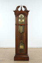 Load image into Gallery viewer, Howard Miller 61st Anniversary Grandfather Clock – Traditional Cherry Wood Longcase Clock
