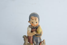 Load image into Gallery viewer, Vintage Goebel Hummel Feeding Time Figurine 199 0 West Germany Girl With Chicks

