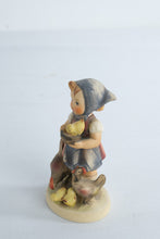 Load image into Gallery viewer, Vintage Goebel Hummel Feeding Time Figurine 199 0 West Germany Girl With Chicks
