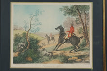 Load image into Gallery viewer, Carle Vernet Chasseur a l Affut French Hunting Equestrian Print Framed
