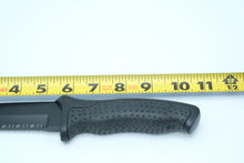 Load image into Gallery viewer, HK330B Fixed Blade Hunting Knife – 11” Tanto with 5” Serrated Blade + Sheath

