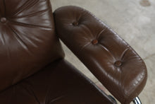 Load image into Gallery viewer, Vintage Ekornes Stressless Brown Leather Recliner and Ottoman II – Norway
