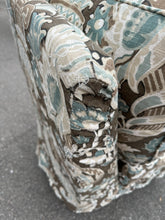 Load image into Gallery viewer, Brown &amp; Aqua Patterned Slipper Chair – Furnitureland South
