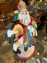 Load image into Gallery viewer, House of Hatten St. Nicholas Santa on Horse Figurine “Spirit of Giving” 12.75” Tall
