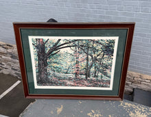 Load image into Gallery viewer, Raymond M. Byram The Light Under the Boughs Limited Edition Framed Art Print
