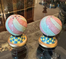 Load image into Gallery viewer, MacKenzie-Childs Torquay Sea &amp; Shore Salt and Pepper Shakers
