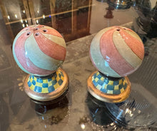 Load image into Gallery viewer, MacKenzie-Childs Torquay Sea &amp; Shore Salt and Pepper Shakers
