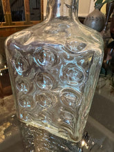 Load image into Gallery viewer, Rare Vintage Zuiss Creams Liquor Bottle Decanter w/ Glass Stopper – Embossed Glass, 7.5" Tall
