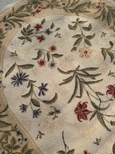 Load image into Gallery viewer, Shaw Living Oval Floral Area Rug Cream Green Red Flowers 5 x 8 Cottage Style
